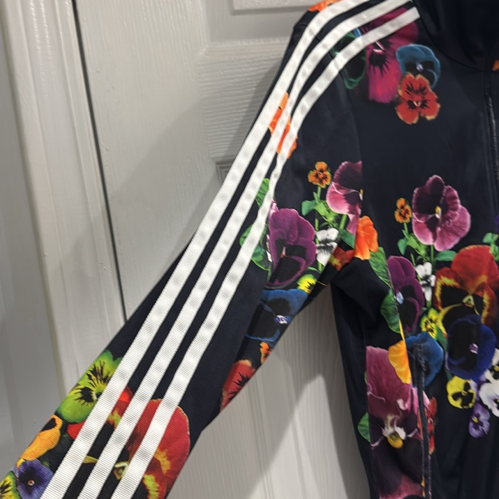 Adidas Floral Track Jacket - Picture 3 of 6